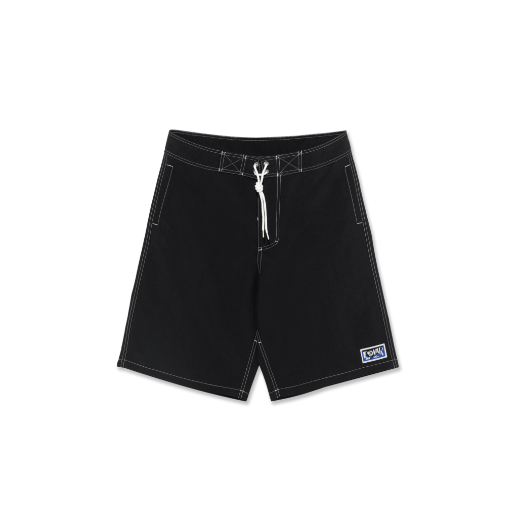 Polar Skate Co SU23 Spiral Surf Swim Shorts Black 1