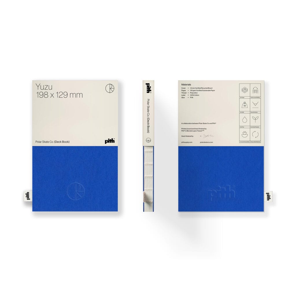 Pith® X Polar Skate Co. Yuzu Deck Book Blue 3