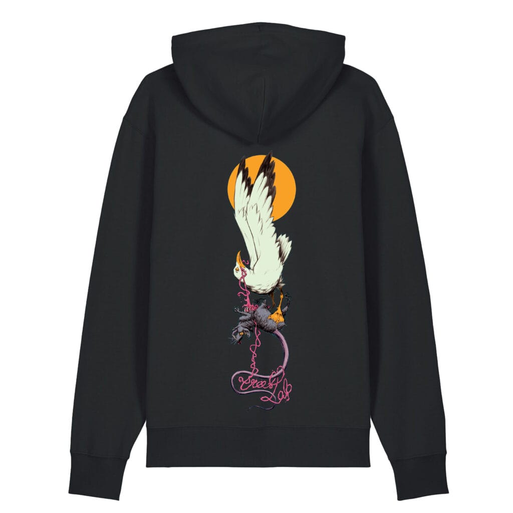 Streetlab Seagulp svart hoodie 2 copy
