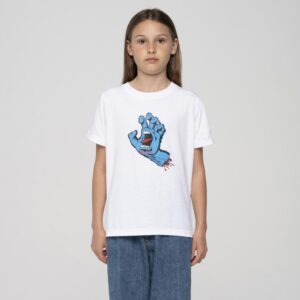 Youth Screaming Hand T-Shirt - White