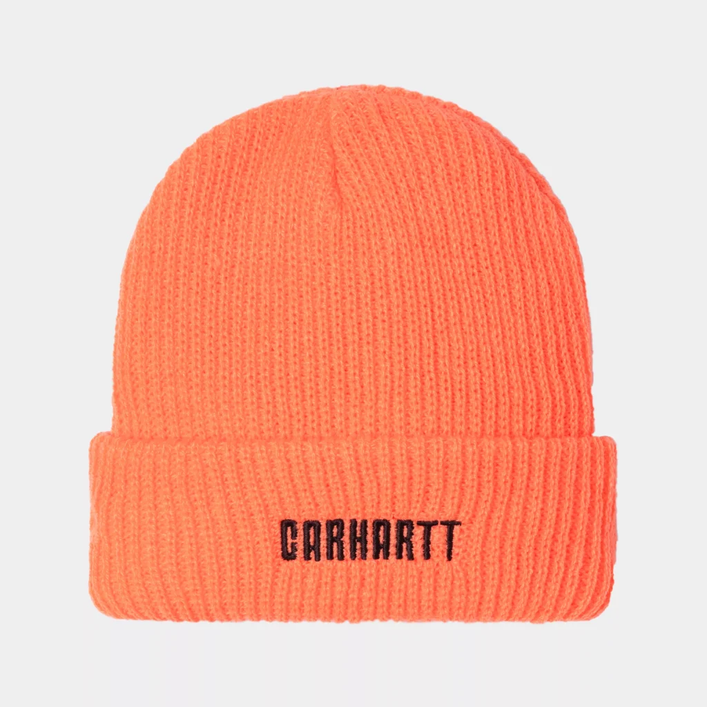 industry beanie lumo orange black 236