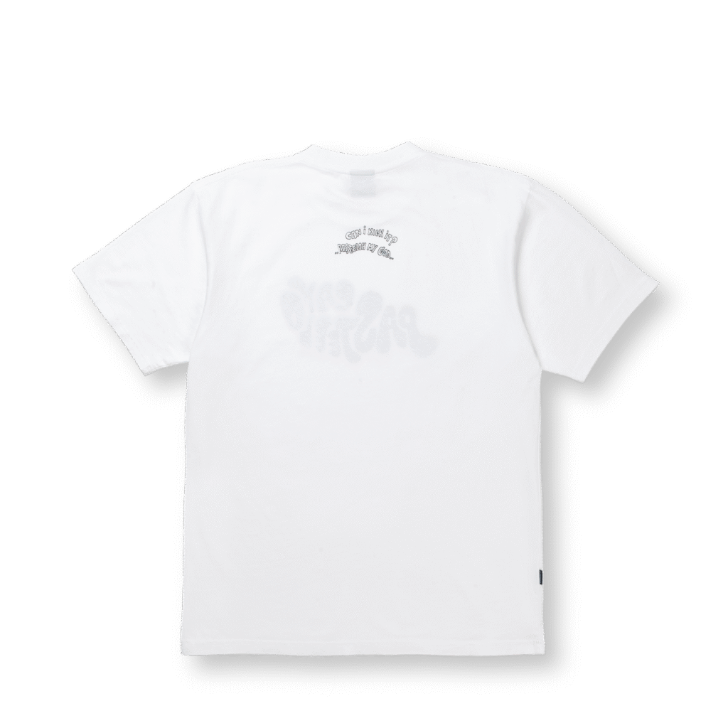 HEM Can Script Tee White 2