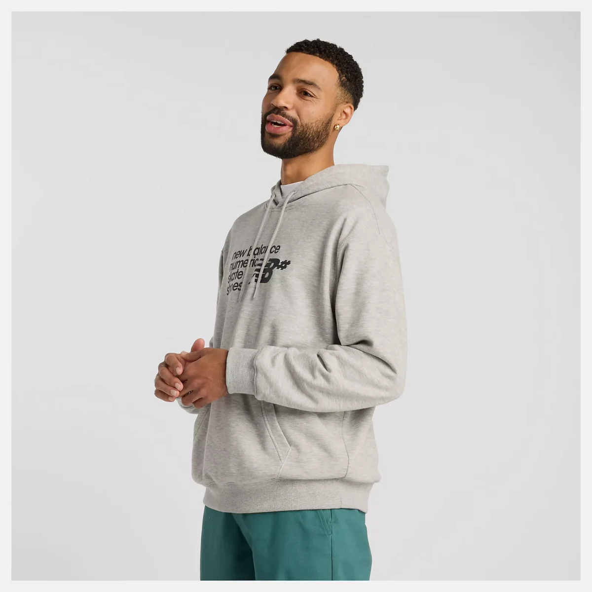 Numeric French Terry Logo Hoodie - Athletiv Grey - Bild 2