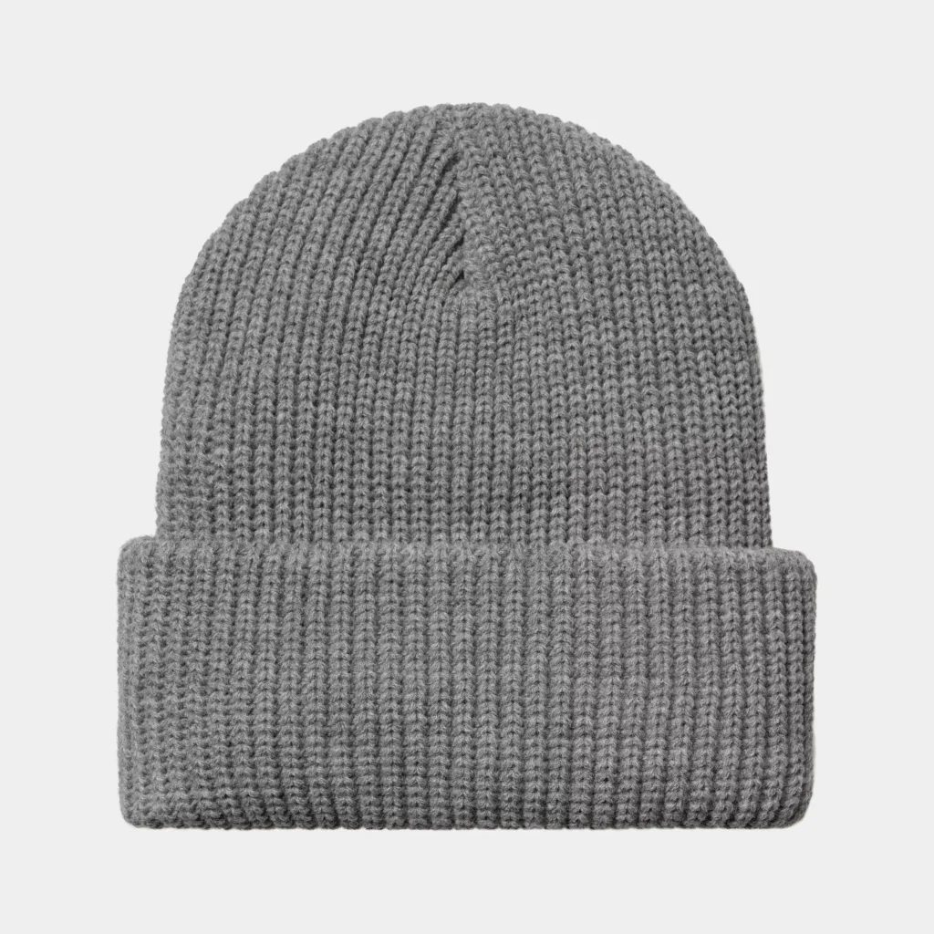 og heart train beanie grey heather 396 3