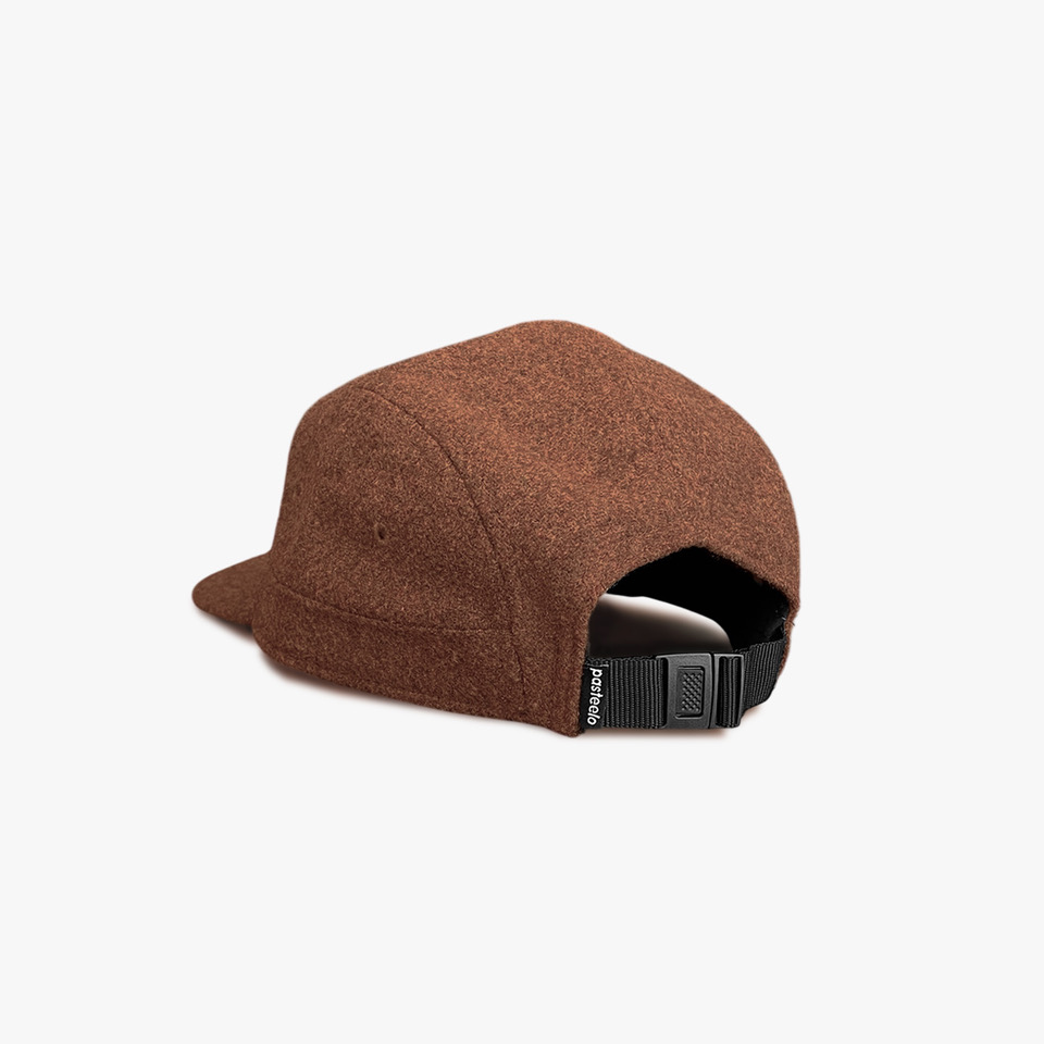 Wool Blend 5 panel_Back_Walnut Wool Blend 5 panel Back Walnut