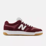 480 - Burgundy / White