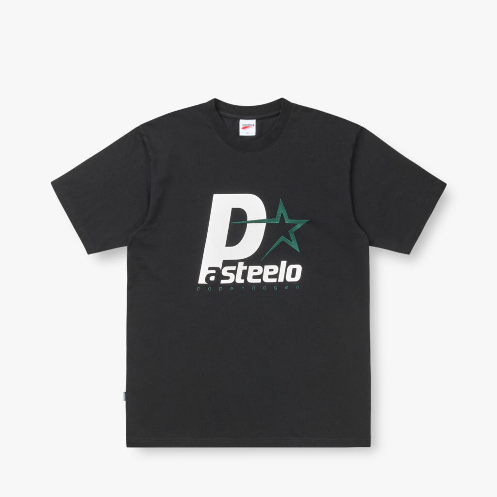 P Steelo Tee Black Dark Teal 1