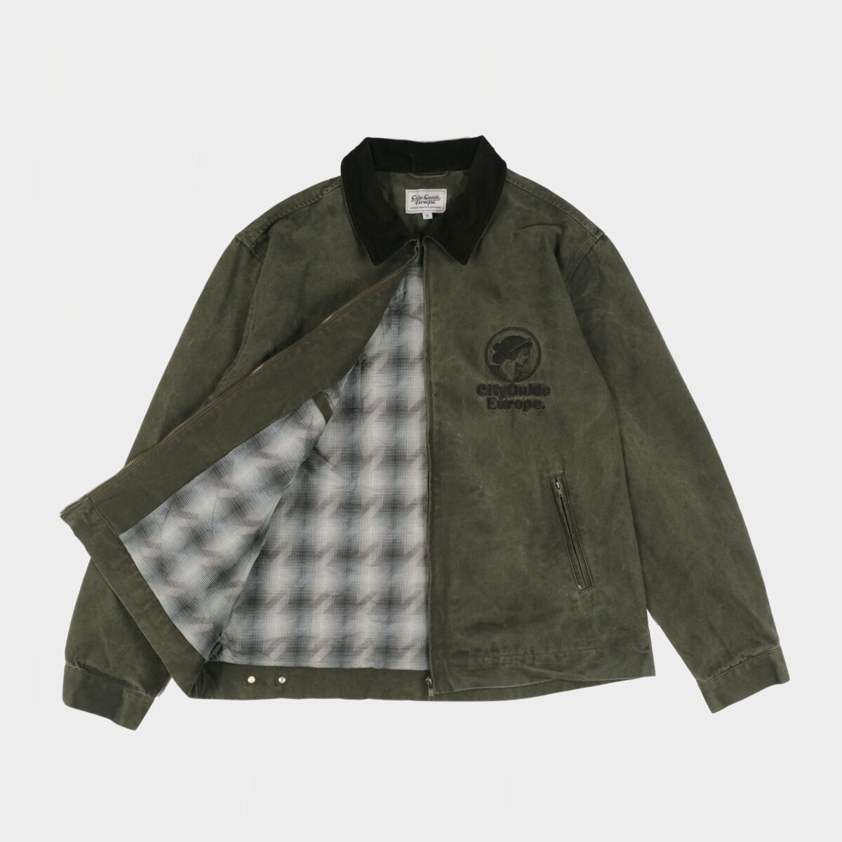 Porto Work Jacket - Washed Pine Green - Bild 2