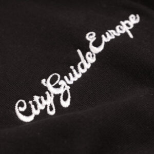 Script Embroidery Hoodie - Black/Ivory - Bild 3