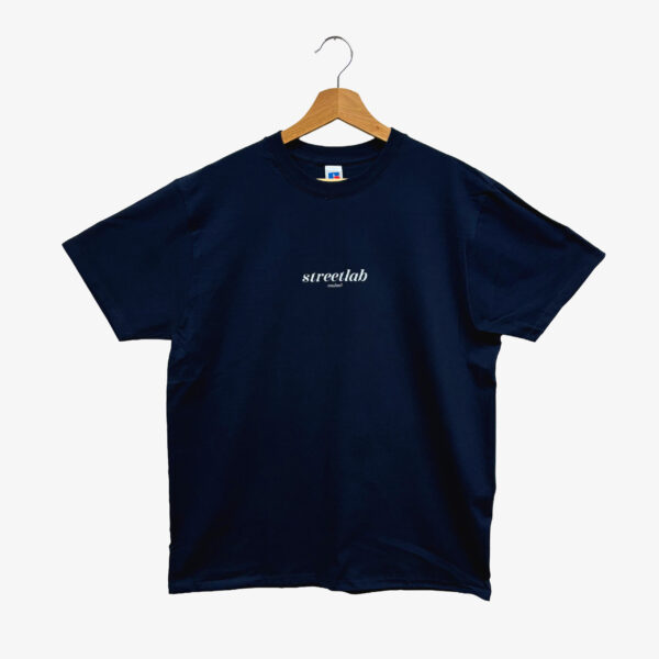 Essential Script Tee - Navy