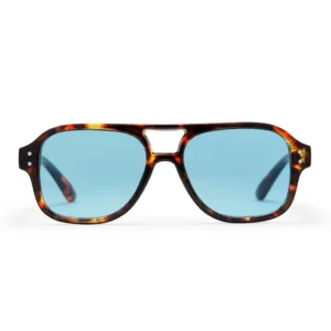 COCAS - TURTLE BROWN / LIGHT BLUE