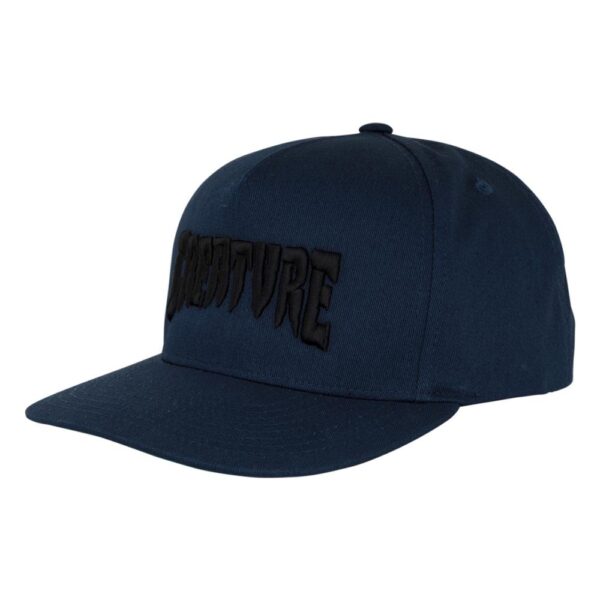 Snapback Mono Logo - Navy