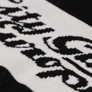 Menton Knitted Polo - Black/Ivory - Bild 3