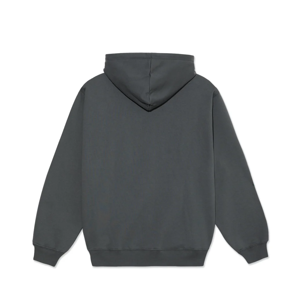 HEM Polar Skate Co F25 Dave Hoodie Metal Logo Graphite 2
