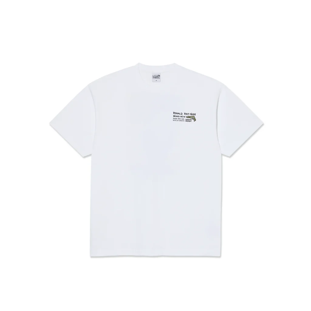 Polar Skate Co F25 Tee Ray Gun White 1