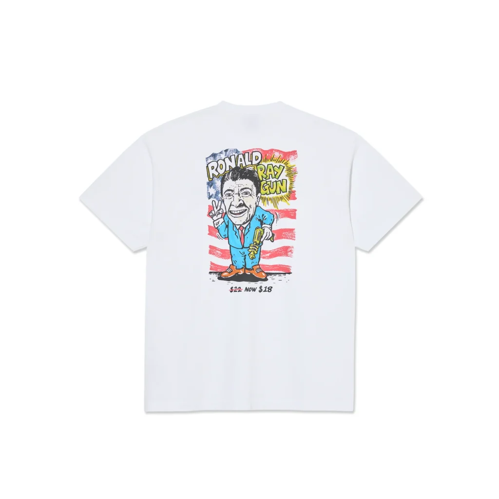 Polar Skate Co F25 Tee Ray Gun White 2