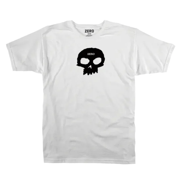 Single Skull S/S - White / Black