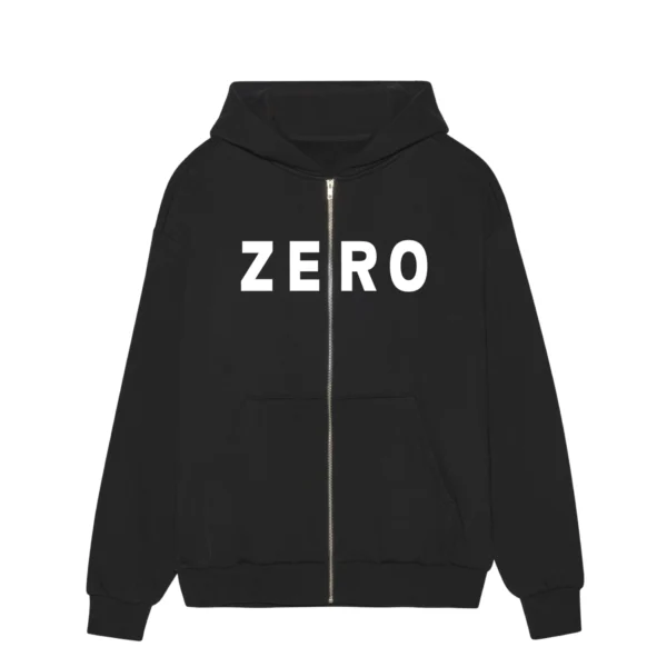 Army Zip Up - Black / White