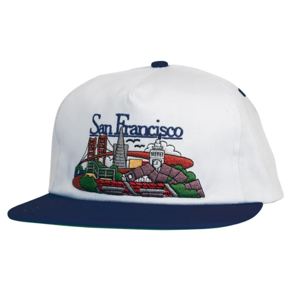 SNAPBACK CAP SF - WHITE / NAVY