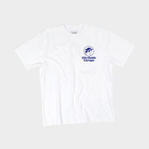 Heroine Embroidery T-Shirt - White/Blue