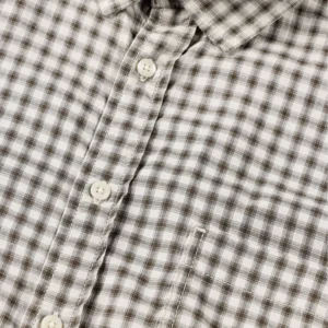 Larkspur Mini Plaid Shirt - Oatmeal Demitasse - Bild 3