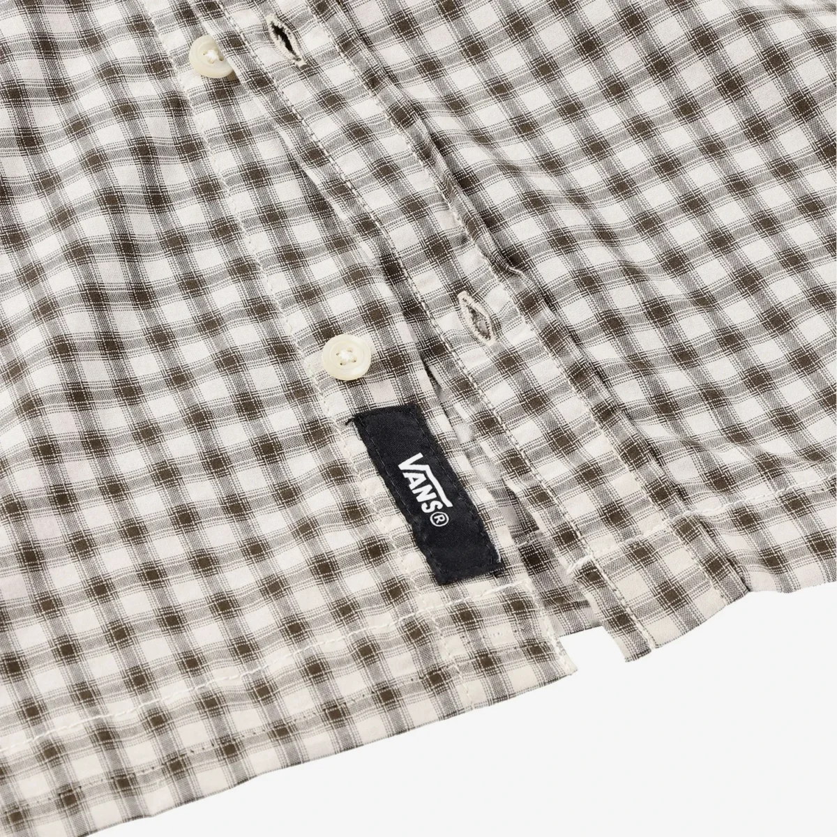 Larkspur Mini Plaid Shirt - Oatmeal Demitasse - Bild 5