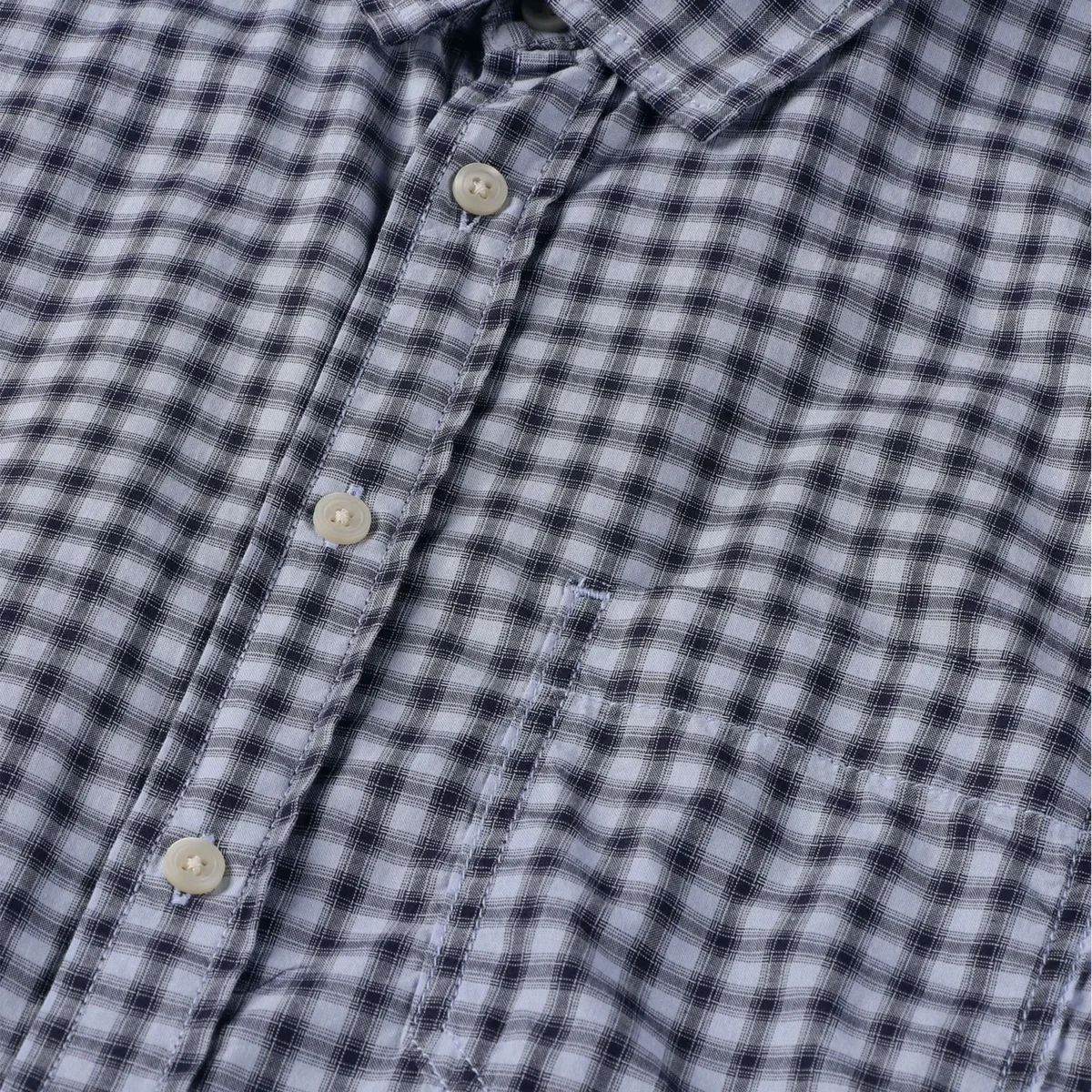 Larkspur Mini Plaid Shirt - Dawn Mist Parisian Night - Bild 3