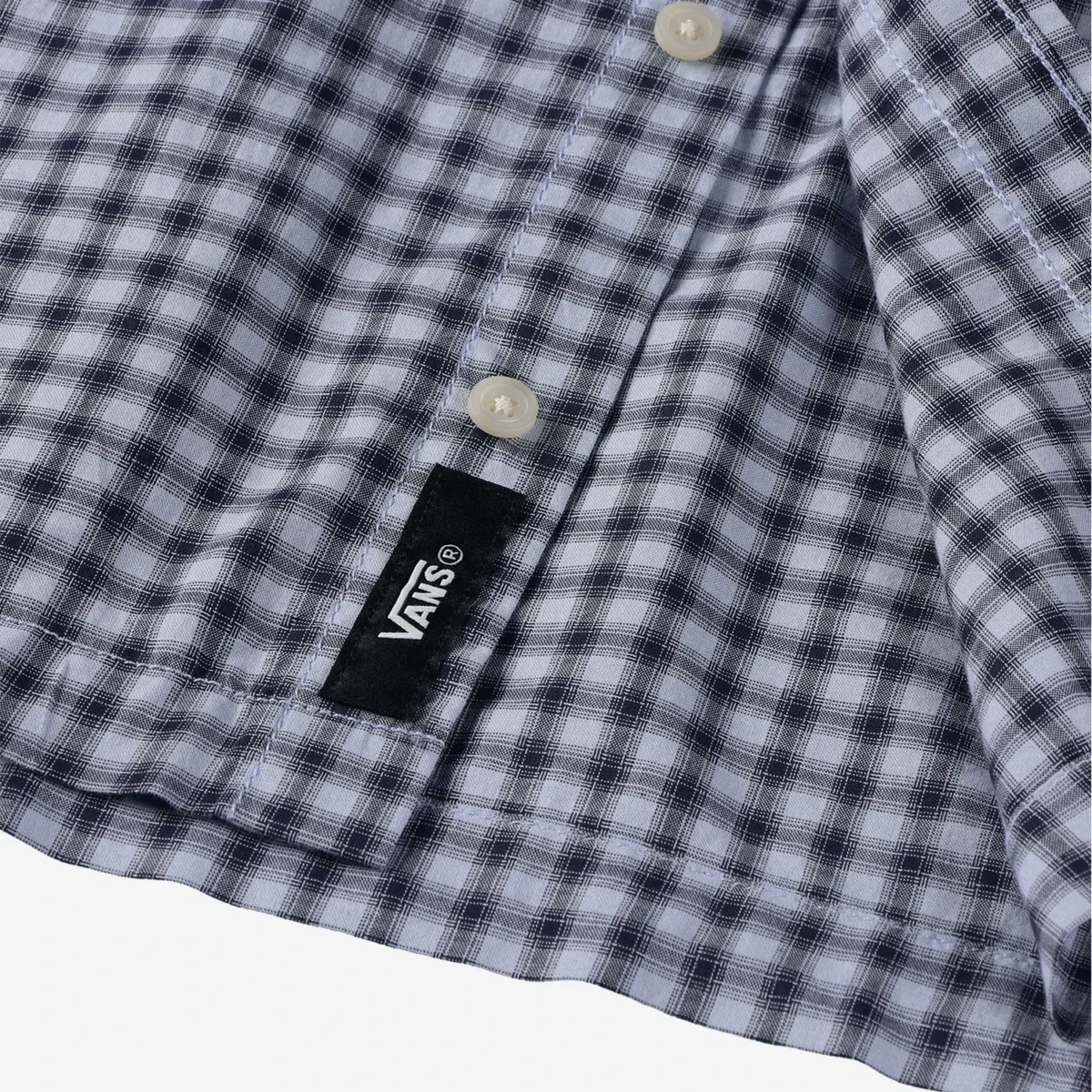 Larkspur Mini Plaid Shirt - Dawn Mist Parisian Night - Bild 4