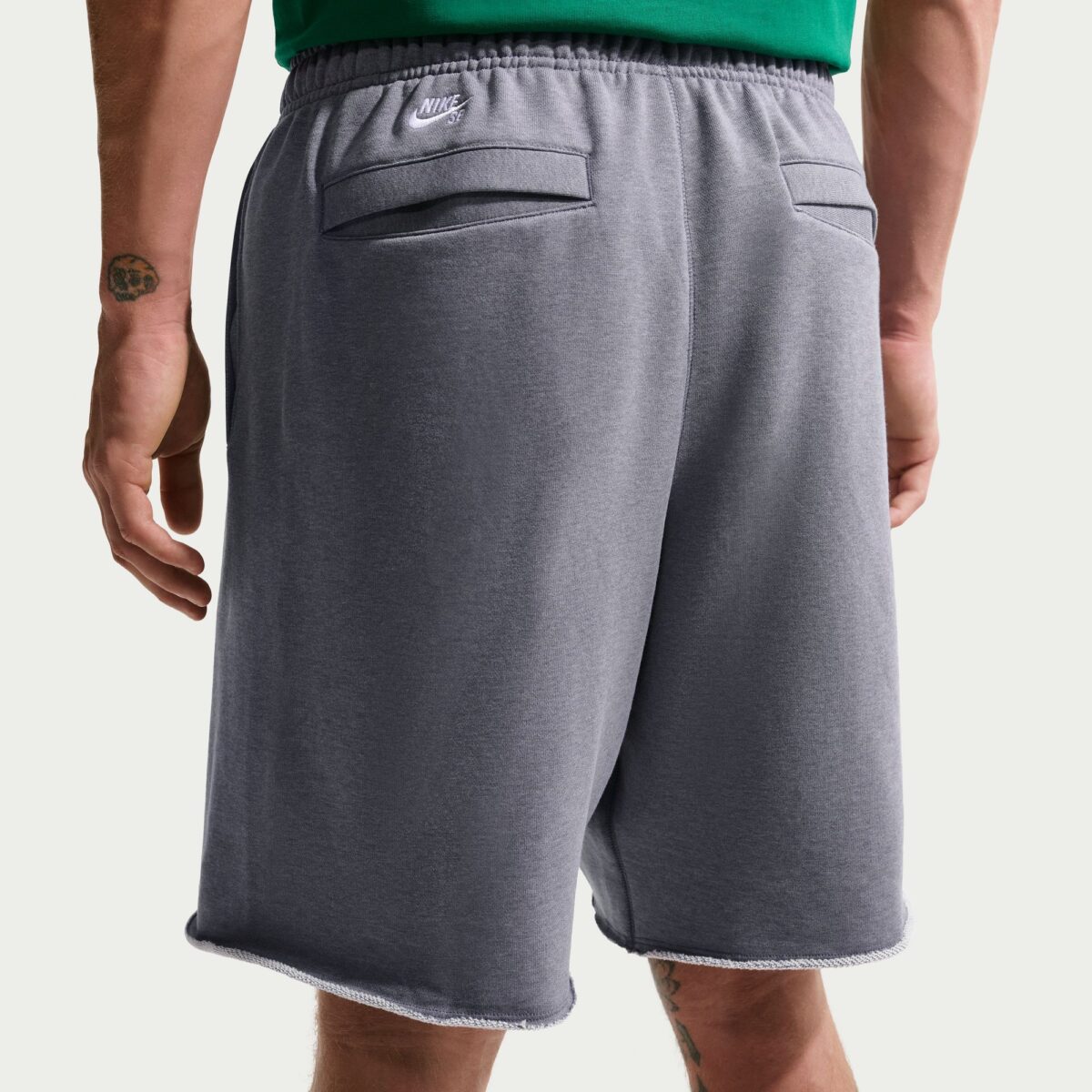 Graphic Fleece Skate Shorts - Cool Grey - Bild 4