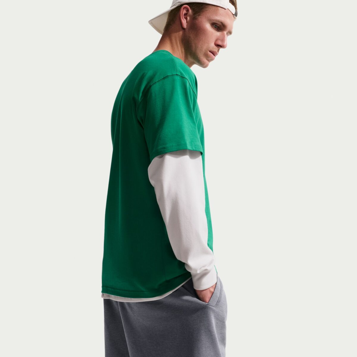 Graphic Fleece Skate Shorts - Cool Grey - Bild 5