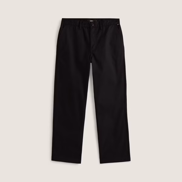 Authentic Chino Loose Trousers - Black