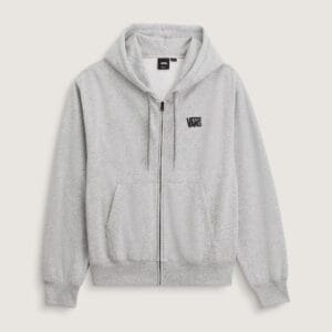  STRETCH LOGO FULL ZIP - CEMENT HEAT