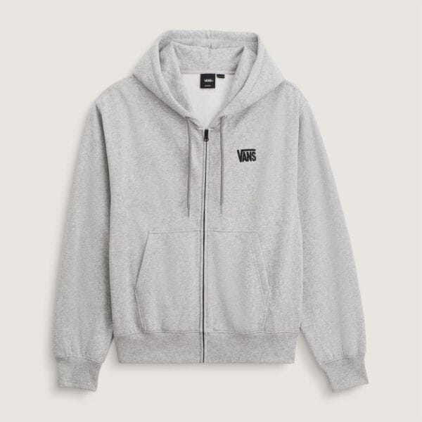  STRETCH LOGO FULL ZIP - CEMENT HEAT