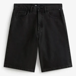 Check-5 Baggy Denim Short - Washed Black