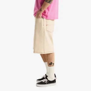 Check-5 Baggy Denim Short - Natural Seed - Bild 4