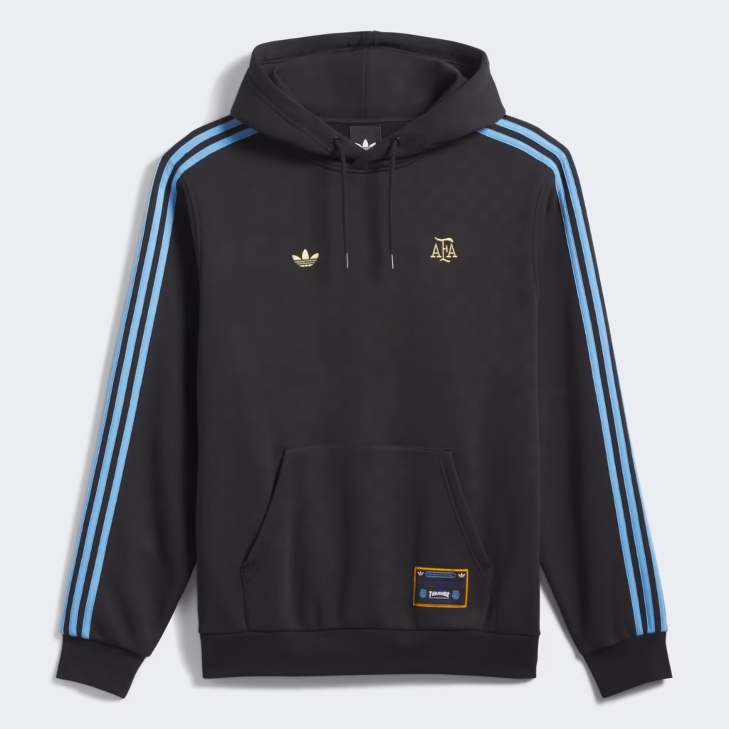 Argentina x Thrasher Hoodie Black KX4547 01 laydown