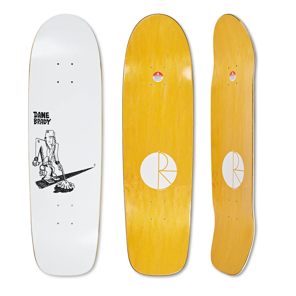 Polar Skate Co SU21 Dane Brady Mopping White SURF