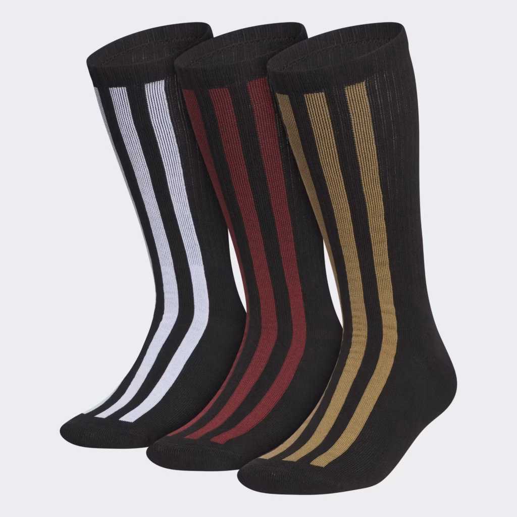 SKATEBOARDING FRONTSIDE SOCKS 3 PACK Black KS6823 01 01 00 standard