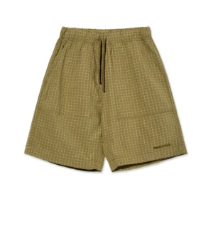 Hike Shorts - Cotton - Olive Check