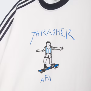 Thrasher X Argentina Gonz Ringer T-Shirt - White - Bild 3