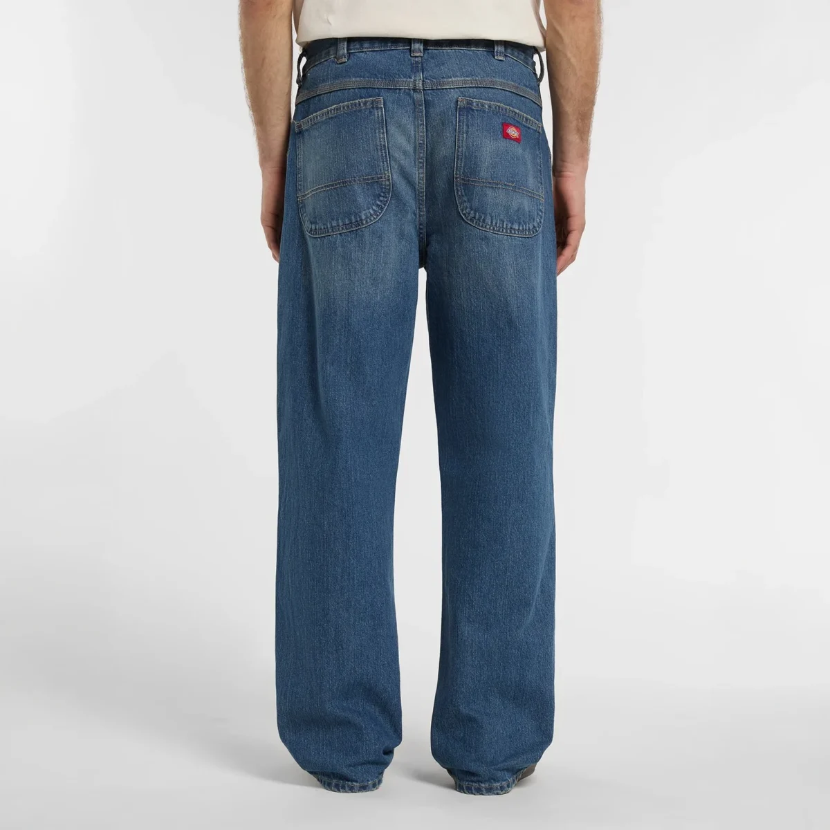 Springerville Baggy Straight Work Jeans - Blue Fade Wash - Bild 4