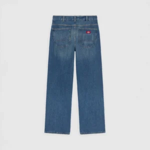 Springerville Baggy Straight Work Jeans - Blue Fade Wash - Bild 2