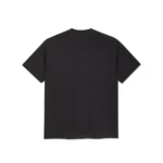 Contrast Tee - Stroke Logo - Silver Black/Black