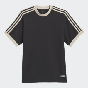 Skateboarding Ringer Tee - Black