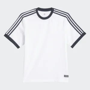Skateboarding Ringer Tee - White