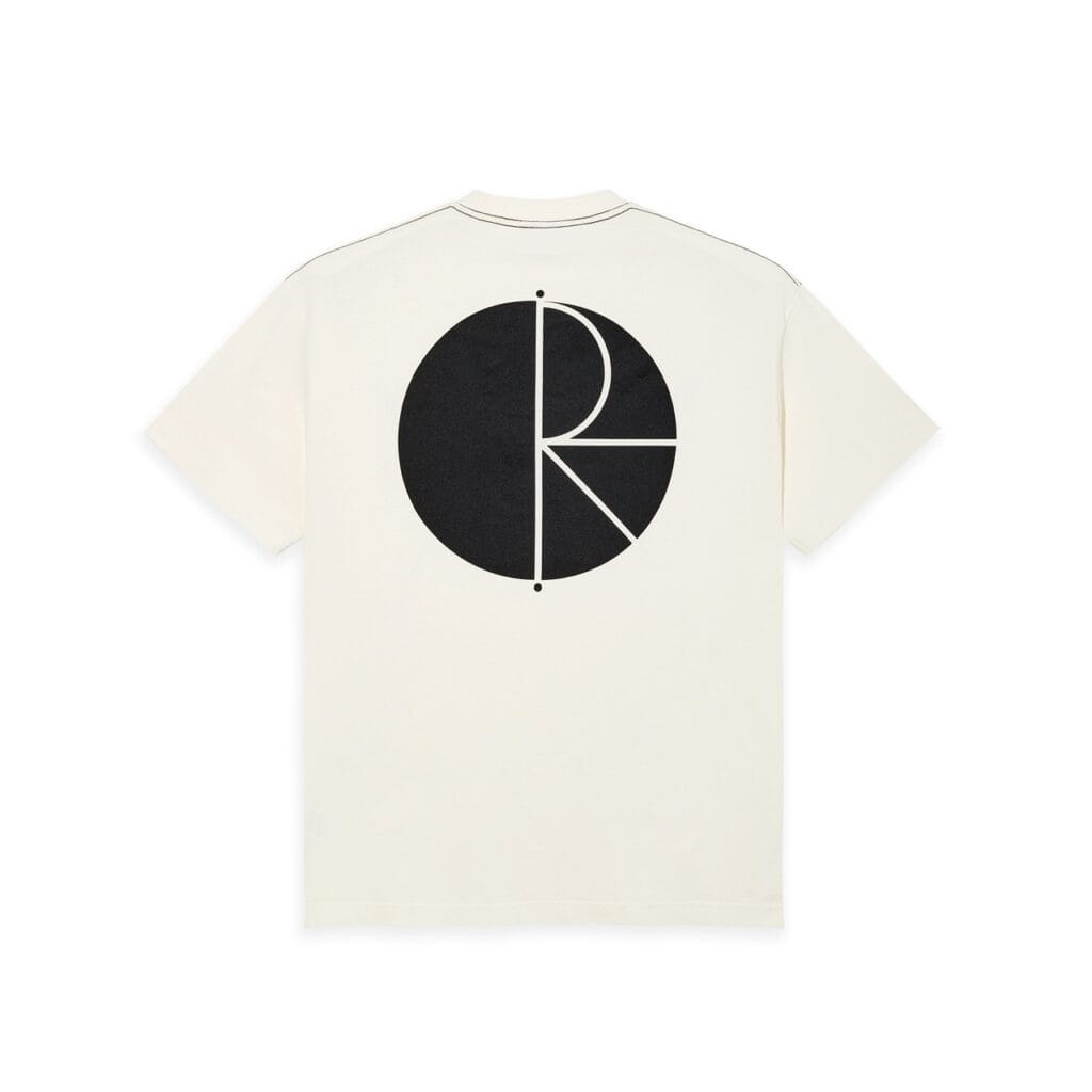 HEM Polar Skate Co F26 Contrast Tee Fill Logo Ivory Black 2 stor