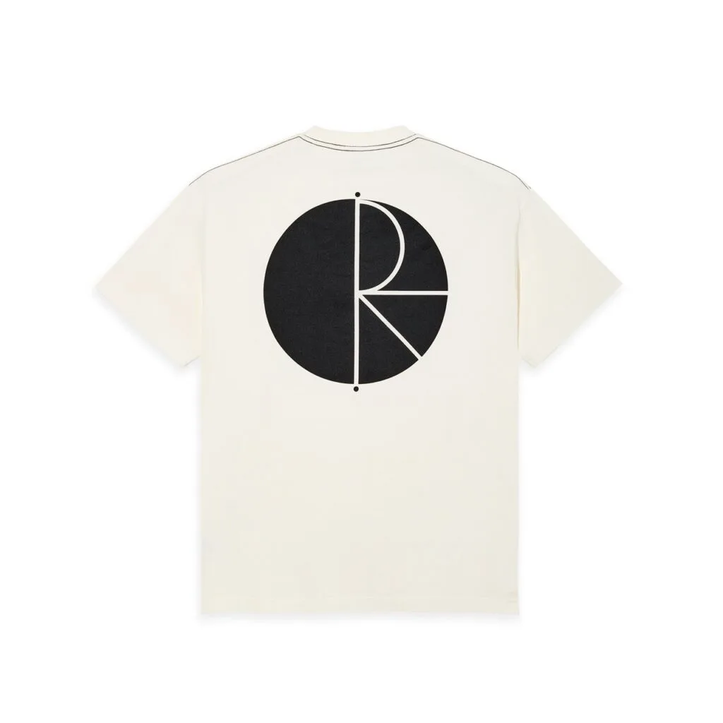 HEM Polar Skate Co F26 Contrast Tee Fill Logo Ivory Black 2 stor