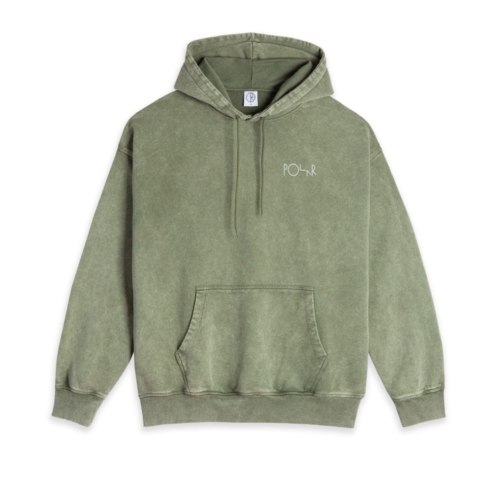 Polar Skate Co F26 Fade Frank Hoodie Army Green 1 stor 2