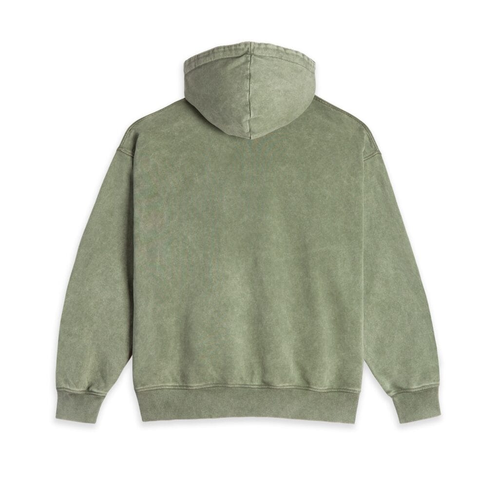 HEM Polar Skate Co F26 Fade Frank Hoodie Army Green 2 stor