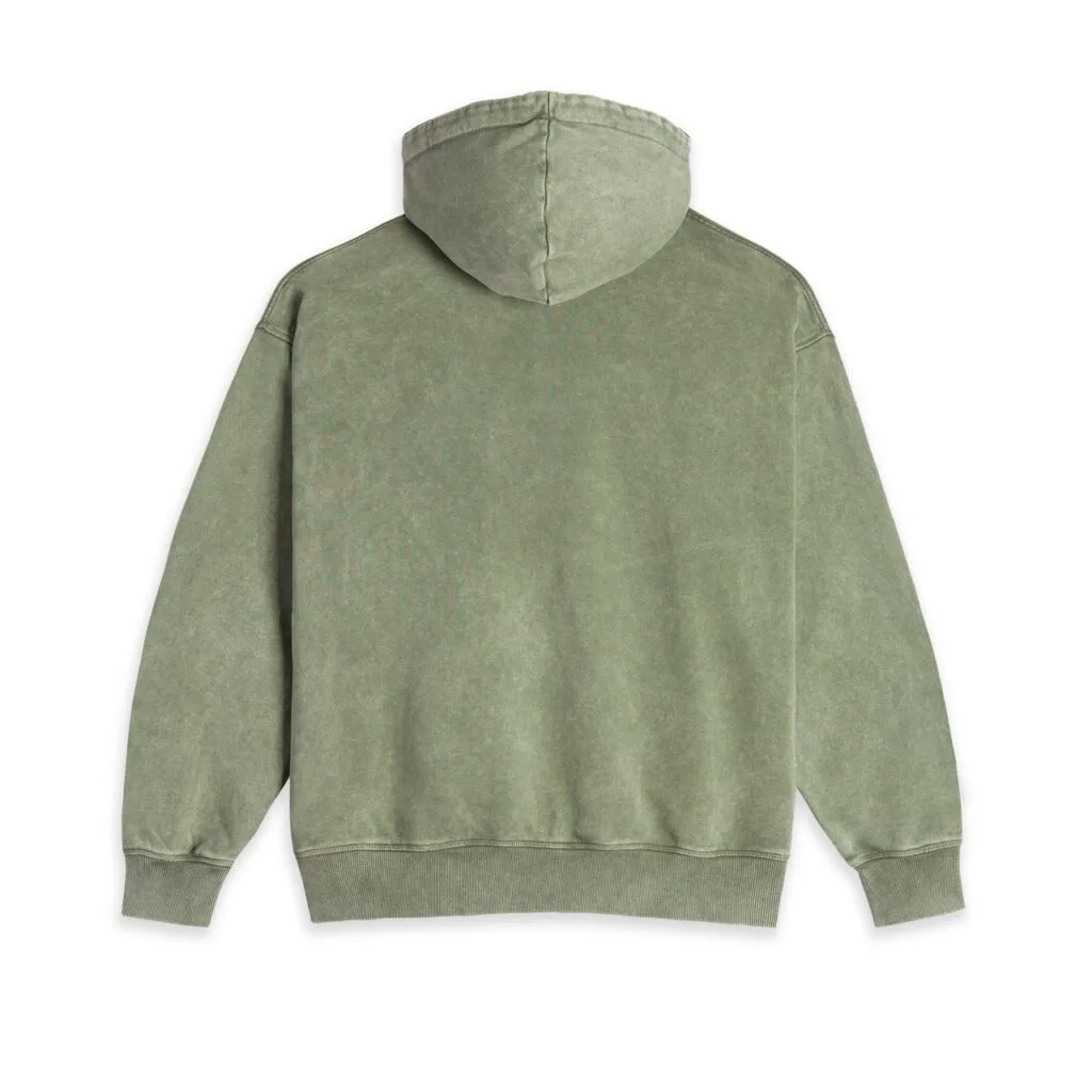 HEM Polar Skate Co F26 Fade Frank Hoodie Army Green 2 stor